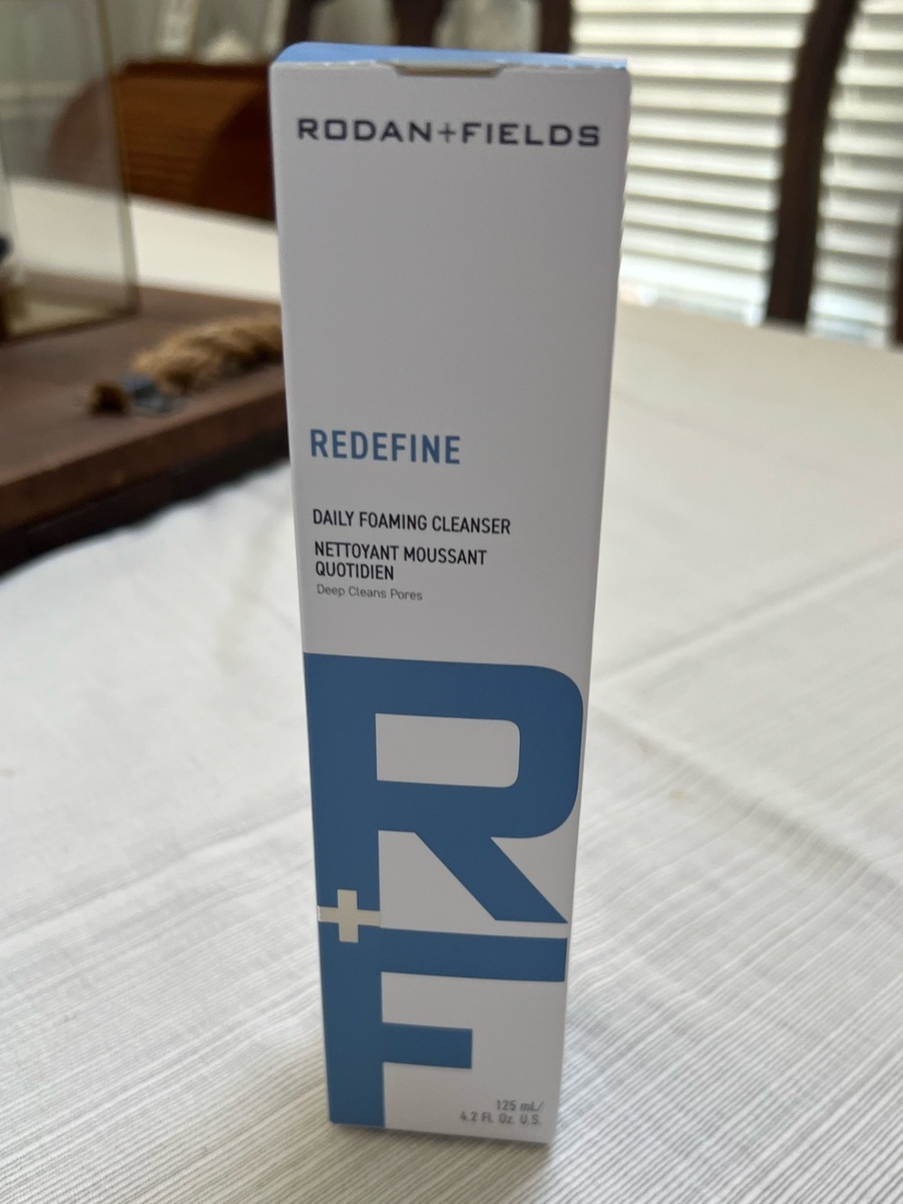 Rodan + Fields Redefine Daily Foaming Cleanser - Blue and White